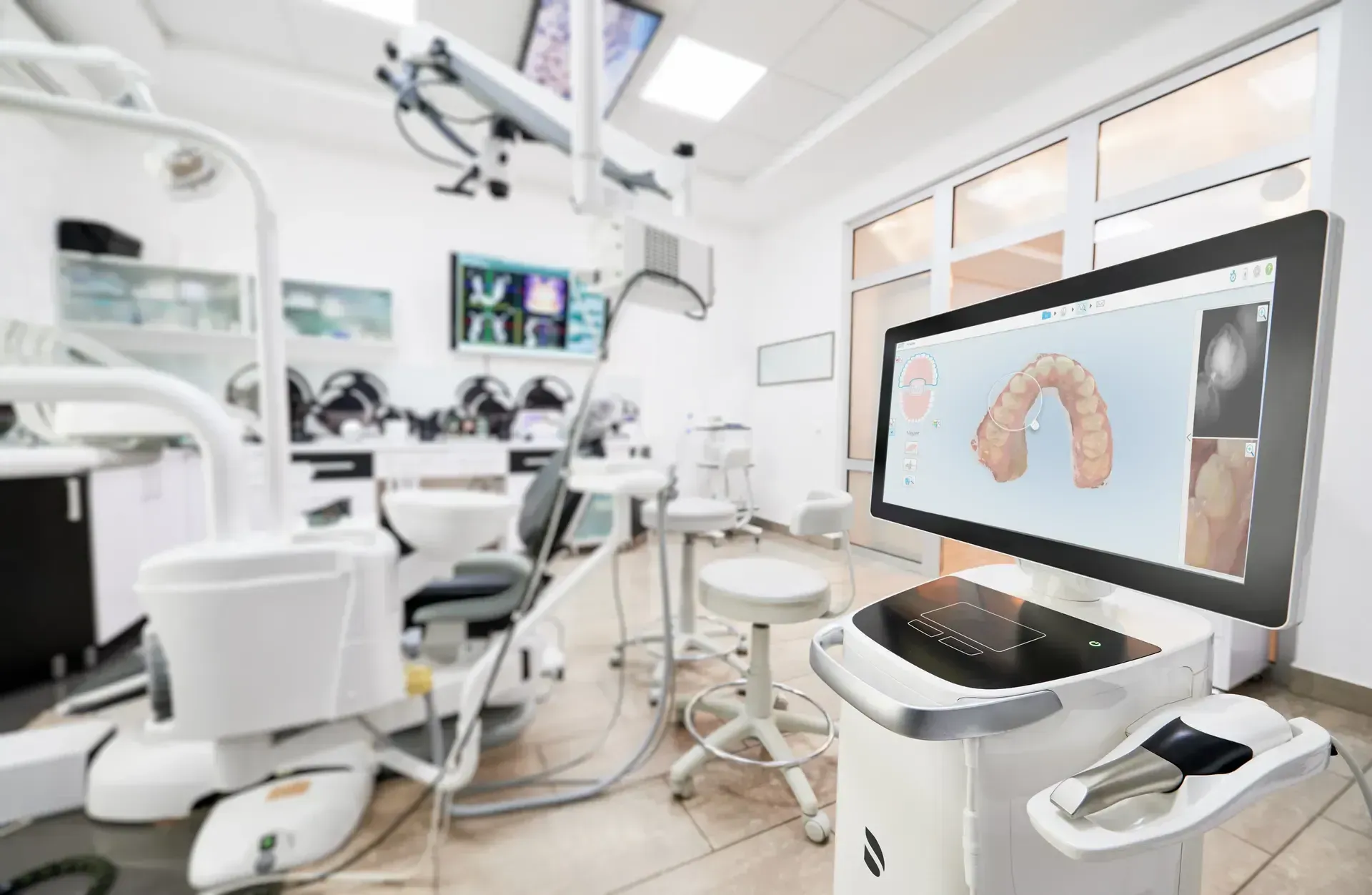 Modern dental technology and treatment room at Bristol Dental Clinic