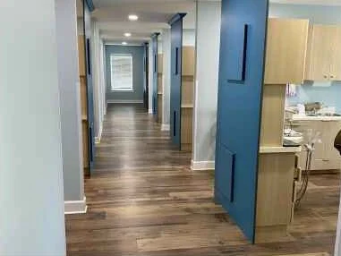 Hallway inside Bristol Dental Clinic